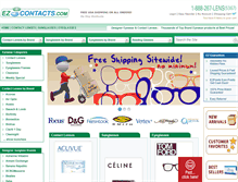 Tablet Screenshot of ezcontactsusa.com